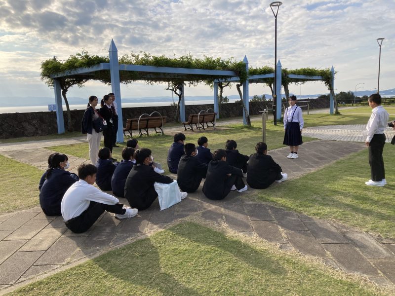 R6修学旅行23・大村湾PAを出ました！の画像