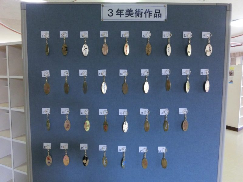 美術作品紹介（３年生）の画像