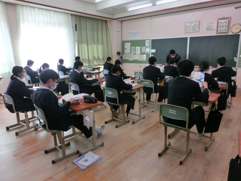 授業風景（１年国語）の画像