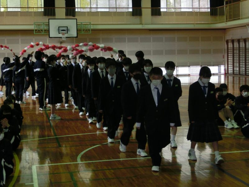 生徒会入会式・部活動紹介の画像