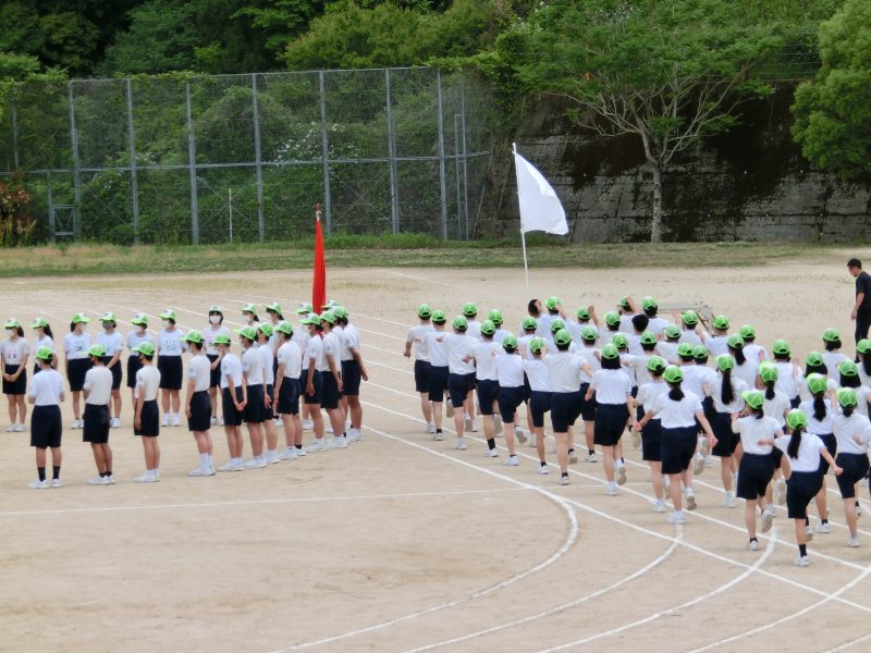明日予行練習を実施します。の画像