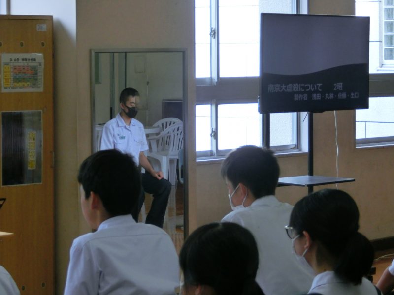 平和学習発表会の画像
