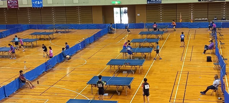 長崎市卓球新人大会の画像