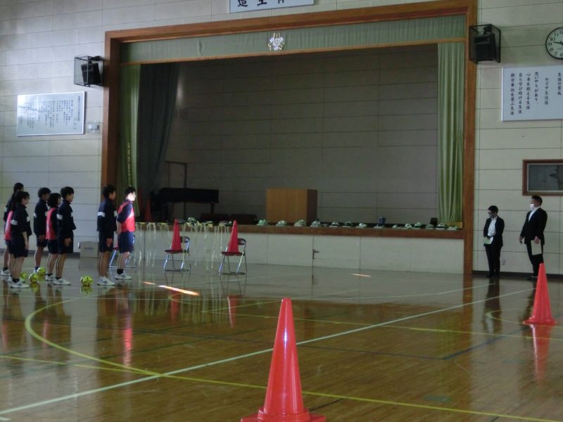 授業参観（保健体育）の画像