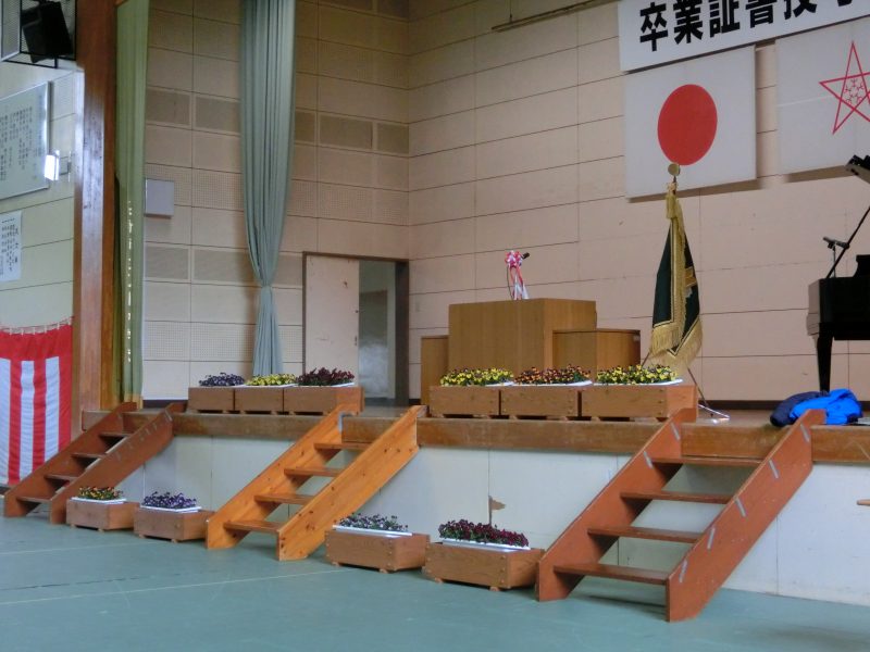 卒業式予行・会場設営・皆勤賞・さくら情報の画像