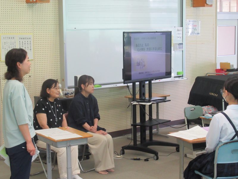 令和7年度　長崎っ子の心を見つめる教育週間の取組　②デートDV防止教室の画像