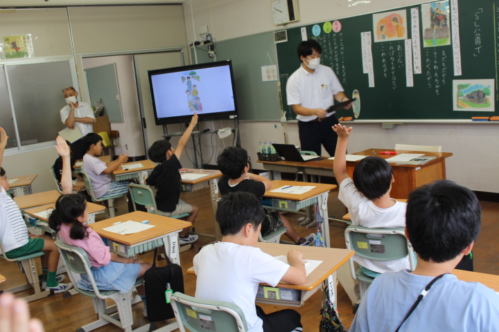 道徳科研究授業の画像