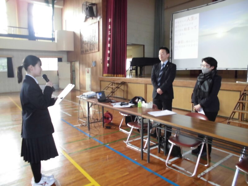 1年生職業講話の画像
