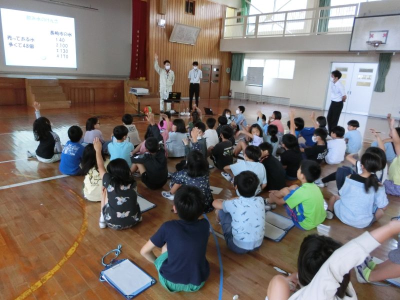 ４年生出前授業(長崎市の上下水道について）の画像