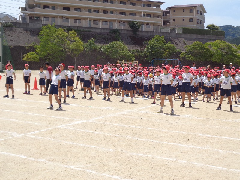 運動会　応援練習の画像