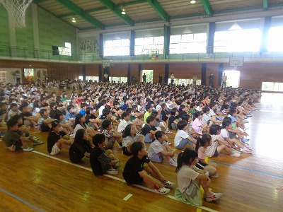 第1学期終業式の画像
