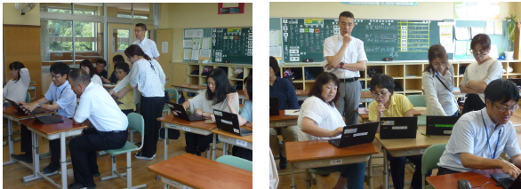 西泊中学校　校内研究についての画像