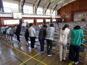 入学式準備の画像