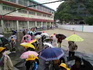 雨の日の玄関　4/25（火）の画像