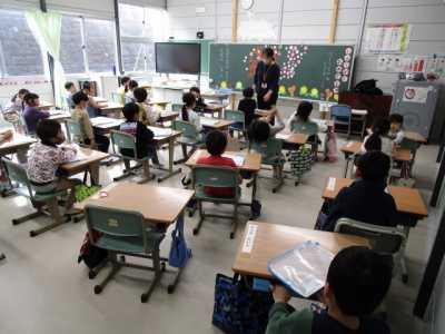 1年生の学習スタートの画像