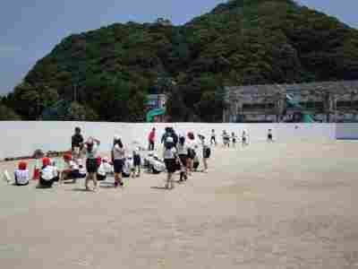 運動会練習　４年生の画像