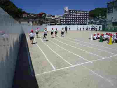 運動会練習（５年生）の画像
