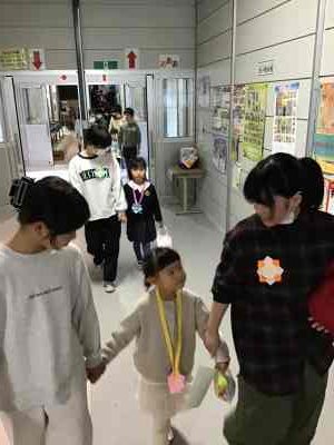 ５年生と新入学予定園児との交流（2/12）の画像