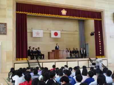 着任式・始業式（4/7）の画像