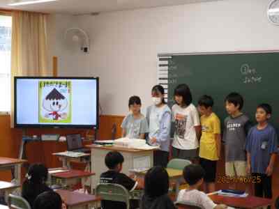 教育週間追加内容（6/25）　給食委員会読み語りの画像