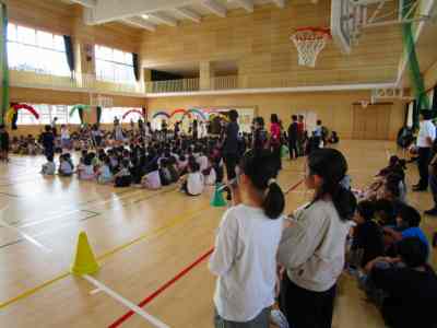 小体会出場選手（６年生）を励ます会　（10/7）の画像