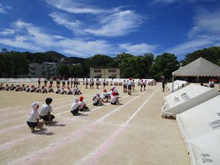 附属小学校での運動会練習（5/19,20）の画像