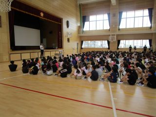 全校集会（6/2）の画像