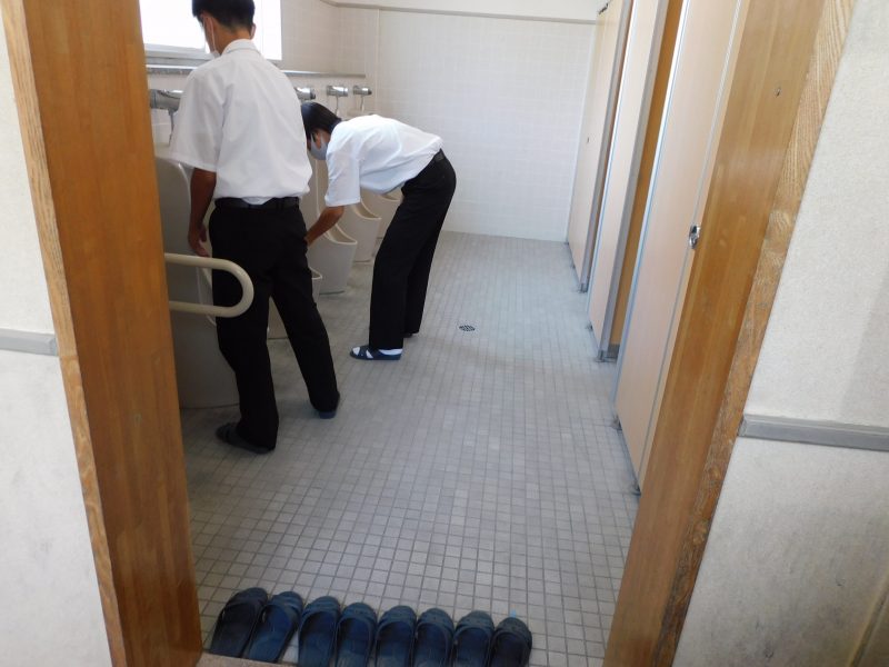 Ｂ日課のトイレ掃除の画像