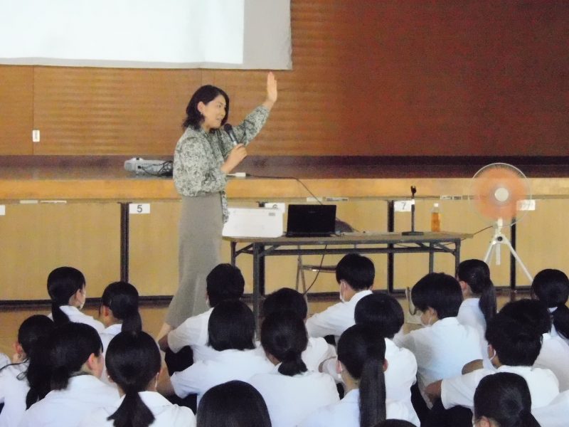 RECNA 中村桂子先生　３回目の来校ですの画像