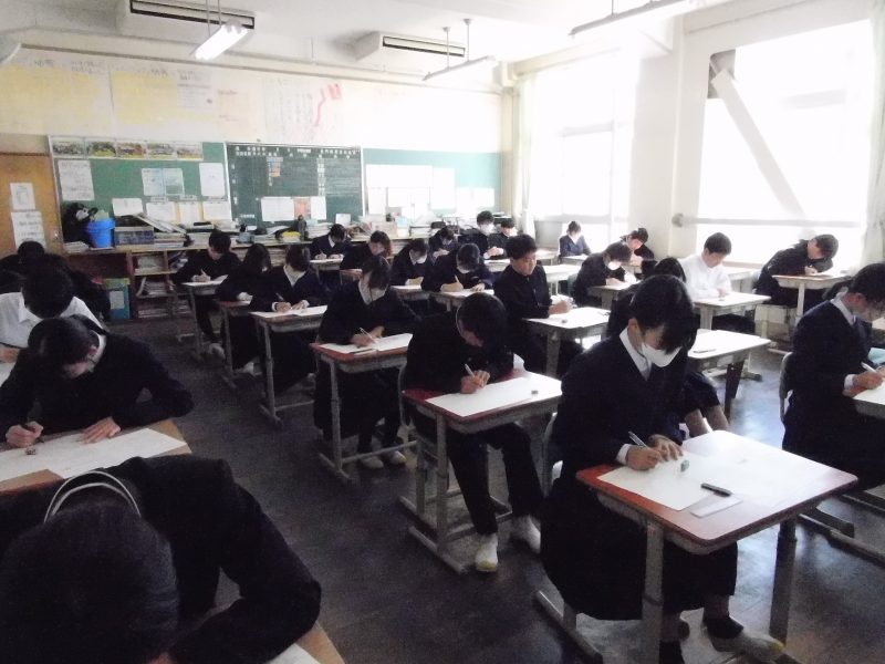 学年末テスト（１・２年生）の画像