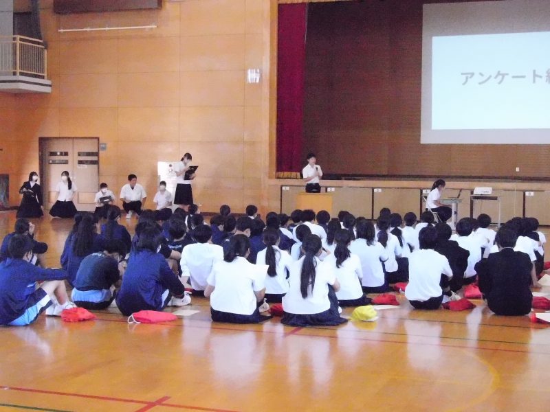 第２学年　学年集会の画像