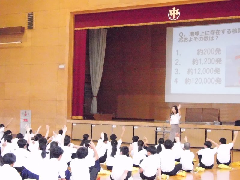 中村桂子先生による特別授業の画像