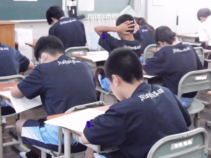 明日まで実力テストです！の画像