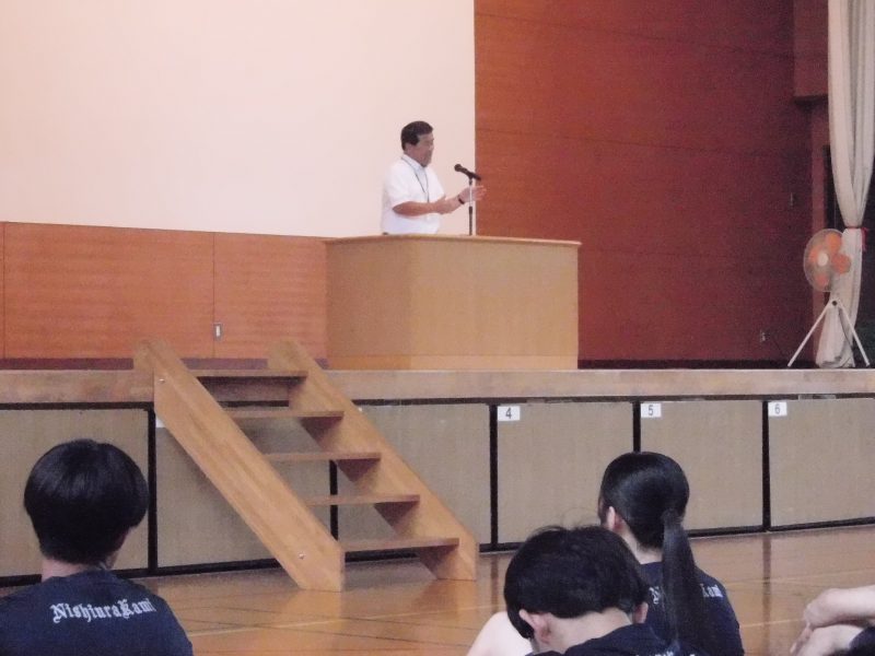 始業式を行いました。の画像