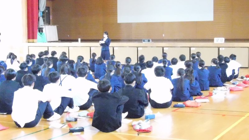 修学旅行 結団式の画像