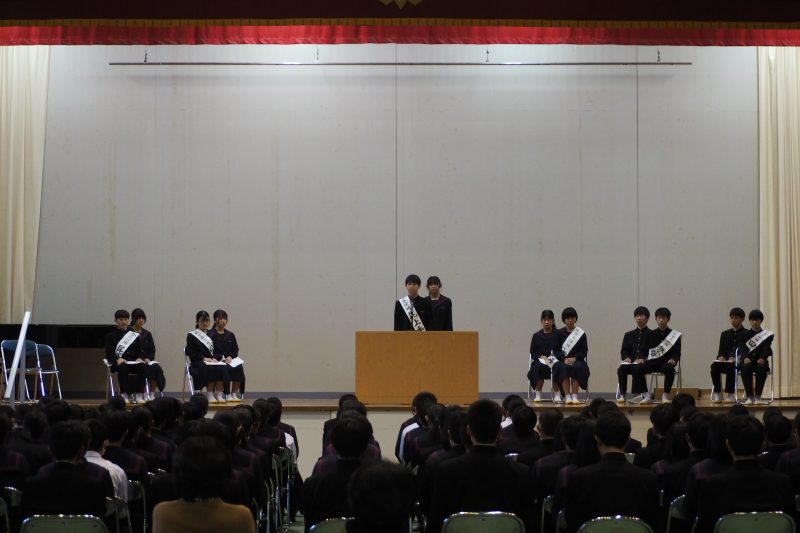 11月30日（木）に生徒会役員選挙が行われました。の画像