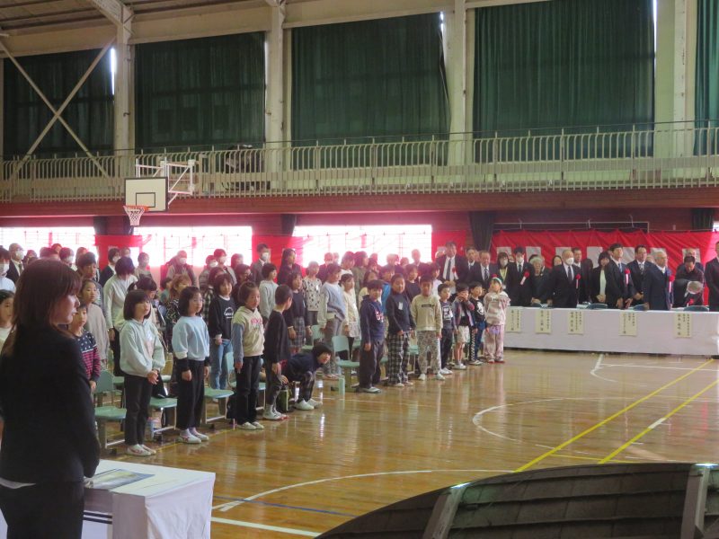 11/24（日）　創立150周年記念式典　式典の部①の画像