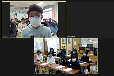 6年生 広島市立袋町小学校との平和学習交流の画像