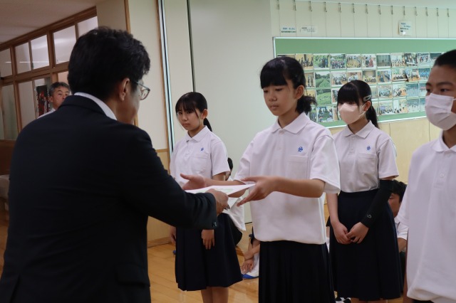 第2学期　始業式の画像