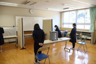 生徒会役員選挙の画像