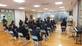 第３学期始業式の画像