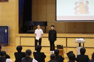 生徒会対面式・部活動紹介の画像