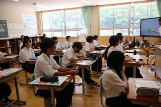 道徳公開授業の画像