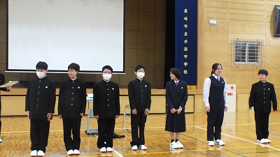 生徒会対面式・部活動紹介の画像