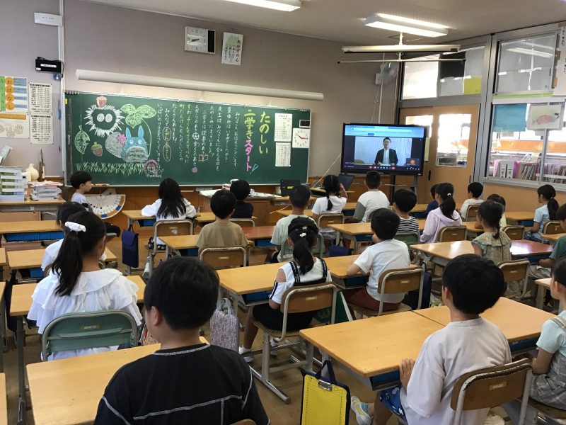 【２年生】２学期　始業式の画像