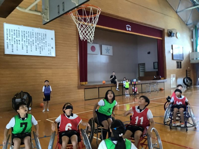 【４年生】車いすバスケットボール体験の画像