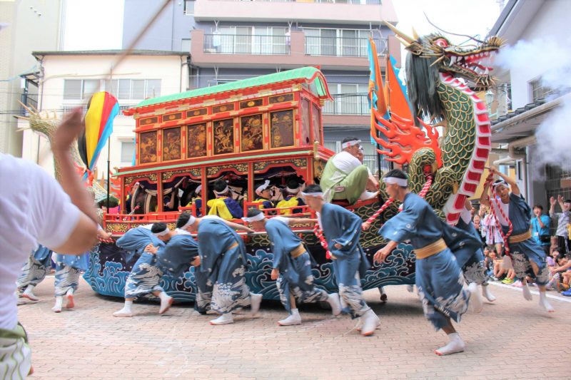 【長崎くんち】庭先回り①の画像