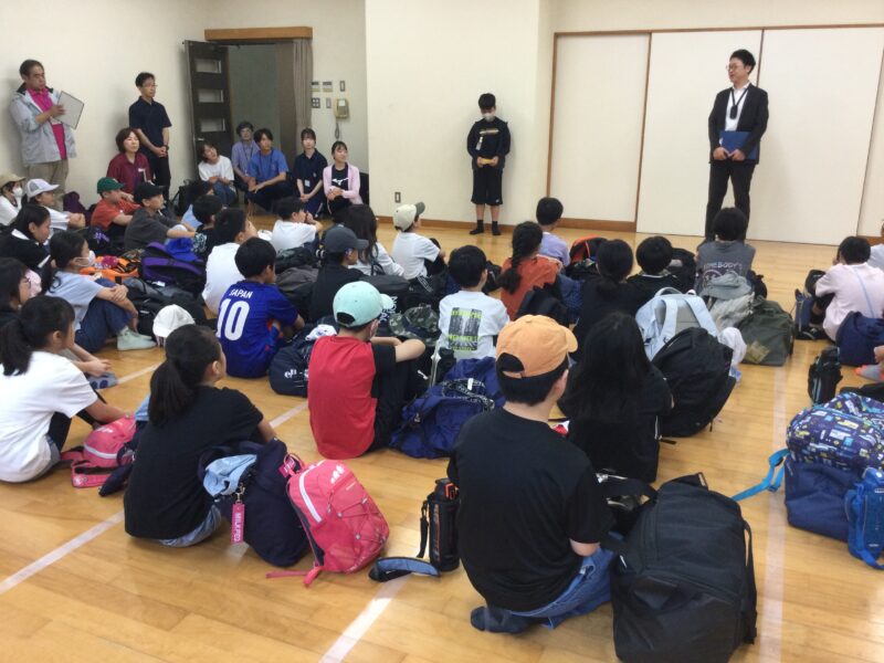 THE CORE ５年生宿泊体験学習①（出発式）の画像