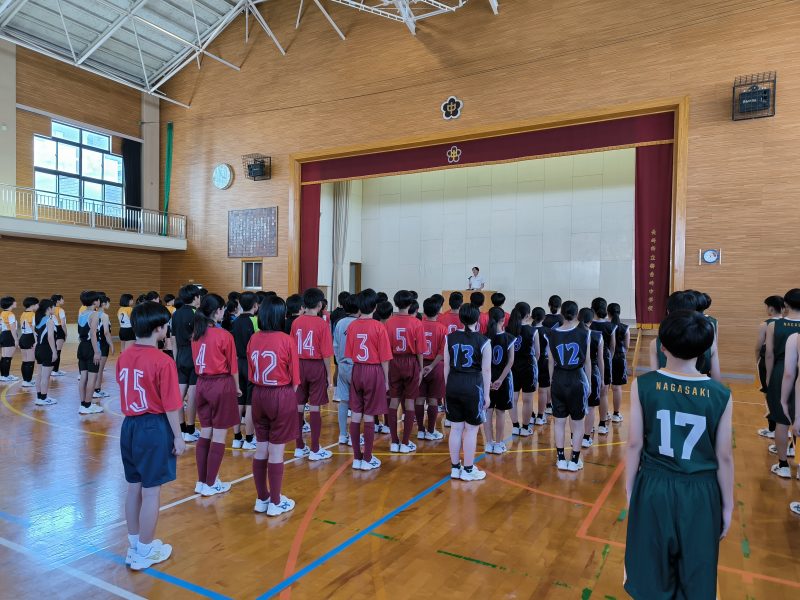 市中総体出場選手激励会の画像