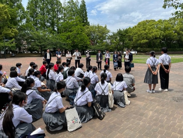 京都御池中学校との交流　その２の画像